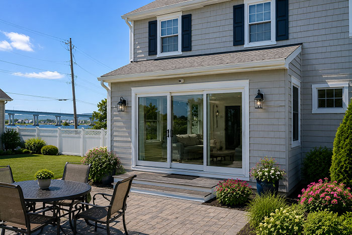 Andersen Certified Elite Contractor installing replacement windows in Stafford Township NJ