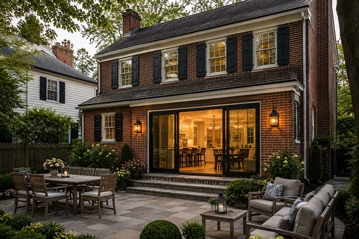 Andersen Certified Elite Contractor installing replacement windows in Newtown PA